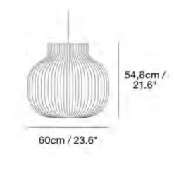 Strand Pendelleuchte geschlossen