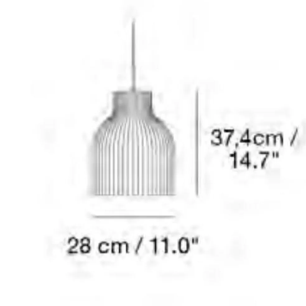 Strand Pendelleuchte offen