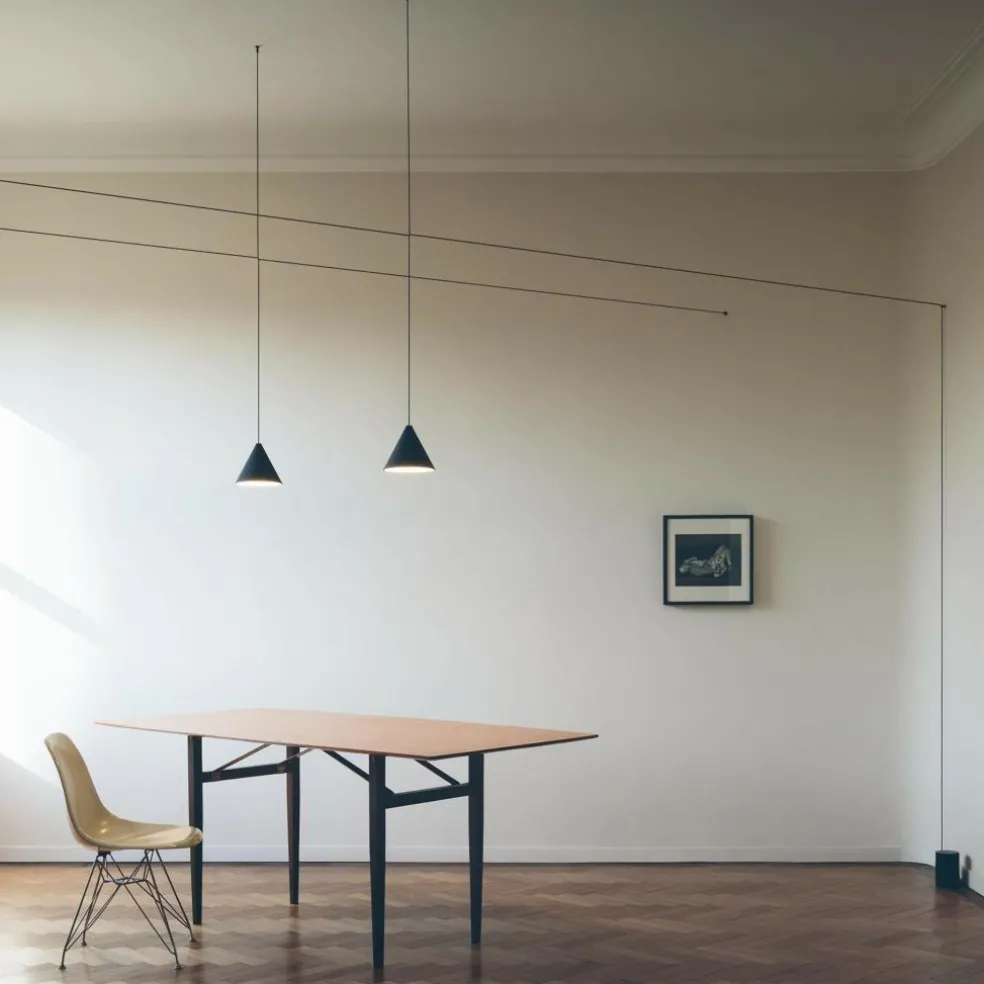 String Lights LED Pendelleuchte konisch