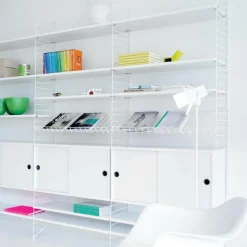 String System Hängeschrank mit Schiebetüren Tiefe 30cm