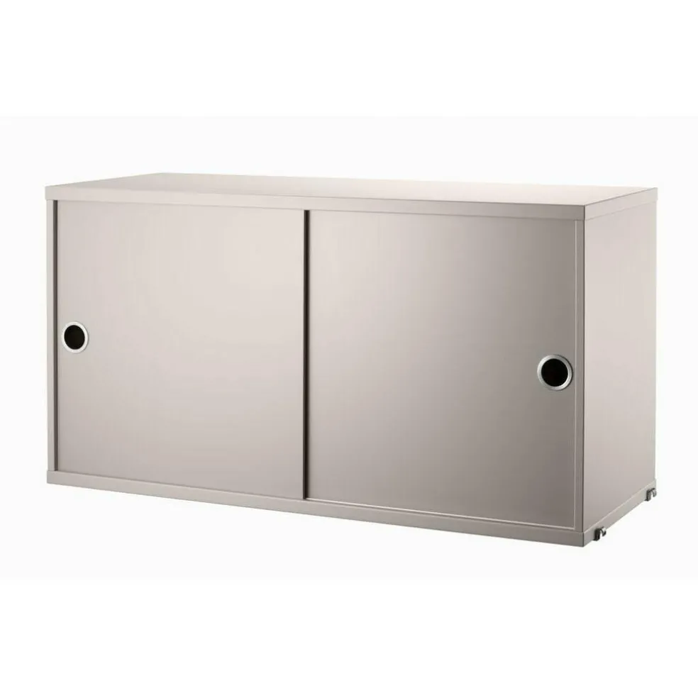 String System Hängeschrank mit Schiebetüren Tiefe 30cm