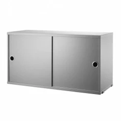 String System Hängeschrank mit Schiebetüren Tiefe 30cm