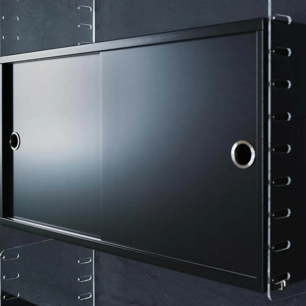 String System Hängeschrank mit Schiebetüren Tiefe 30cm