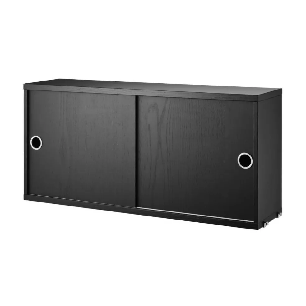 String System Hängeschrank mit Schiebetüren Tiefe 20cm