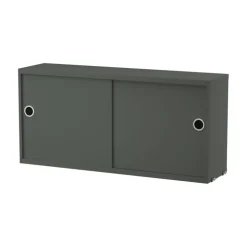 String System Hängeschrank mit Schiebetüren Tiefe 20cm