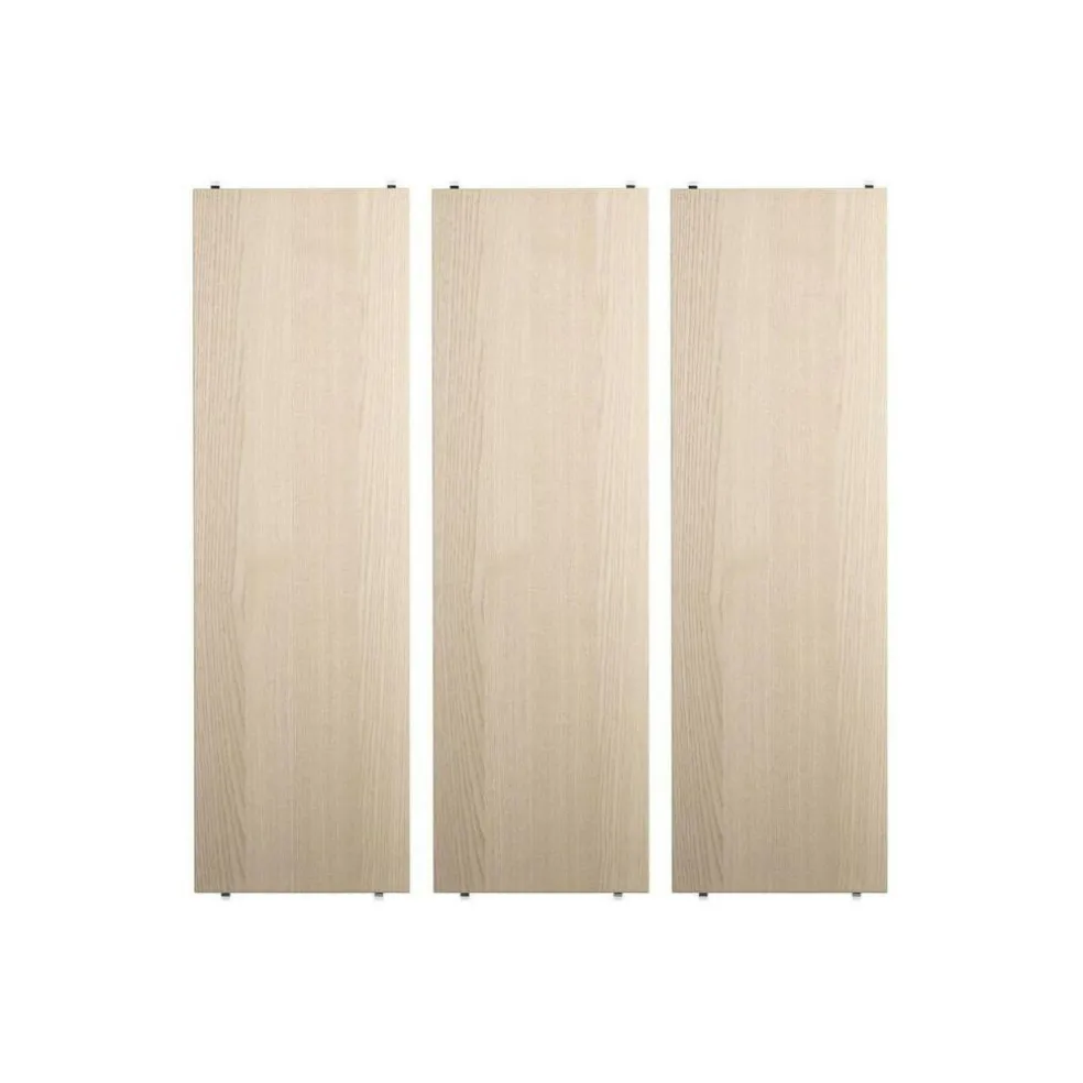 String System Regalböden 3er Set 58x20cm