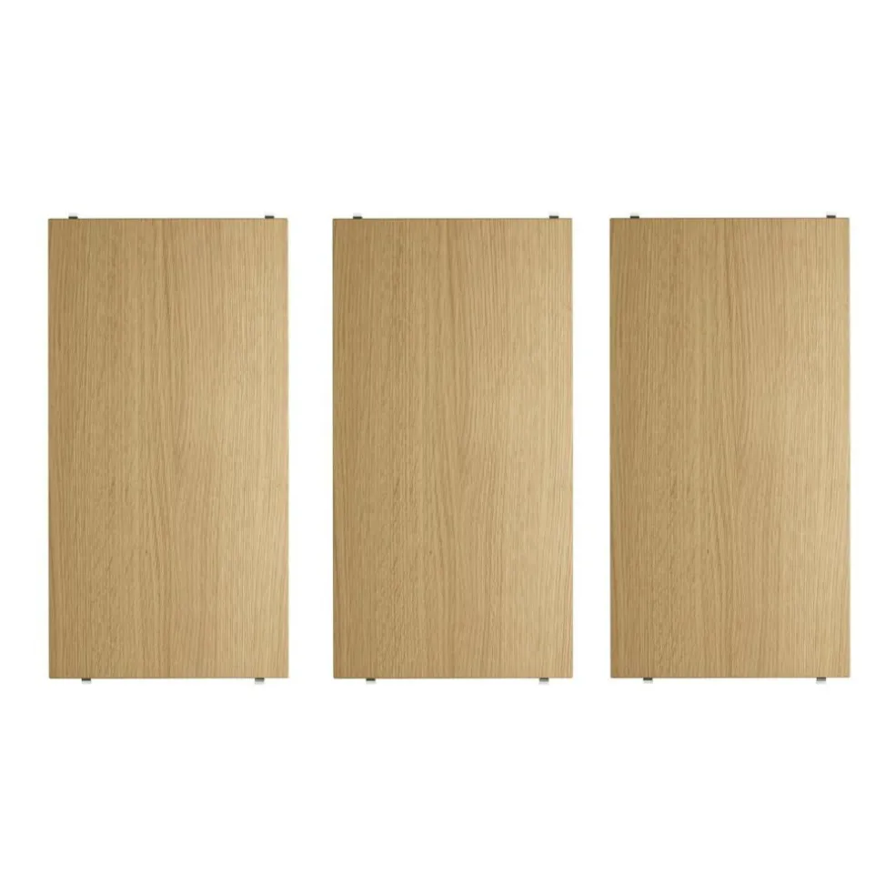 String System Regalböden 3er Set 58x30cm