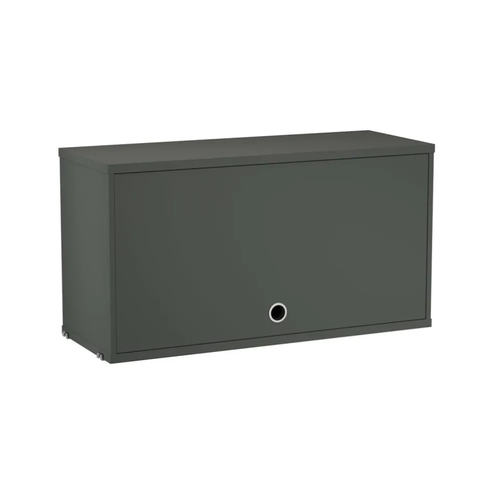 String System Schrankelement mit Klapptür 78x30cm