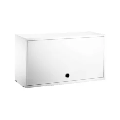 String System Schrankelement mit Klapptür 78x30cm