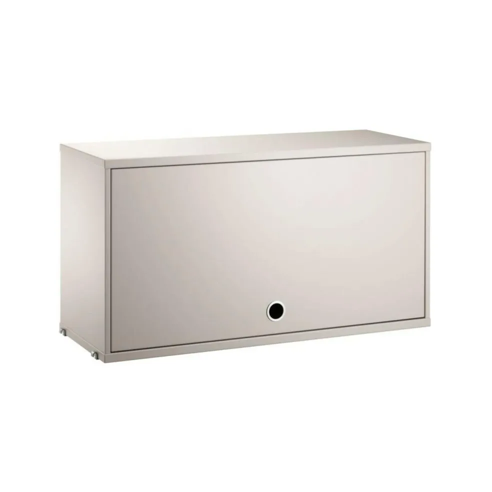 String System Schrankelement mit Klapptür 78x30cm