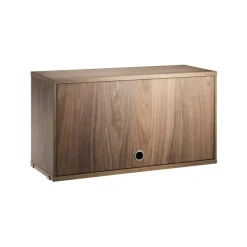 String System Schrankelement mit Klapptür 78x30cm