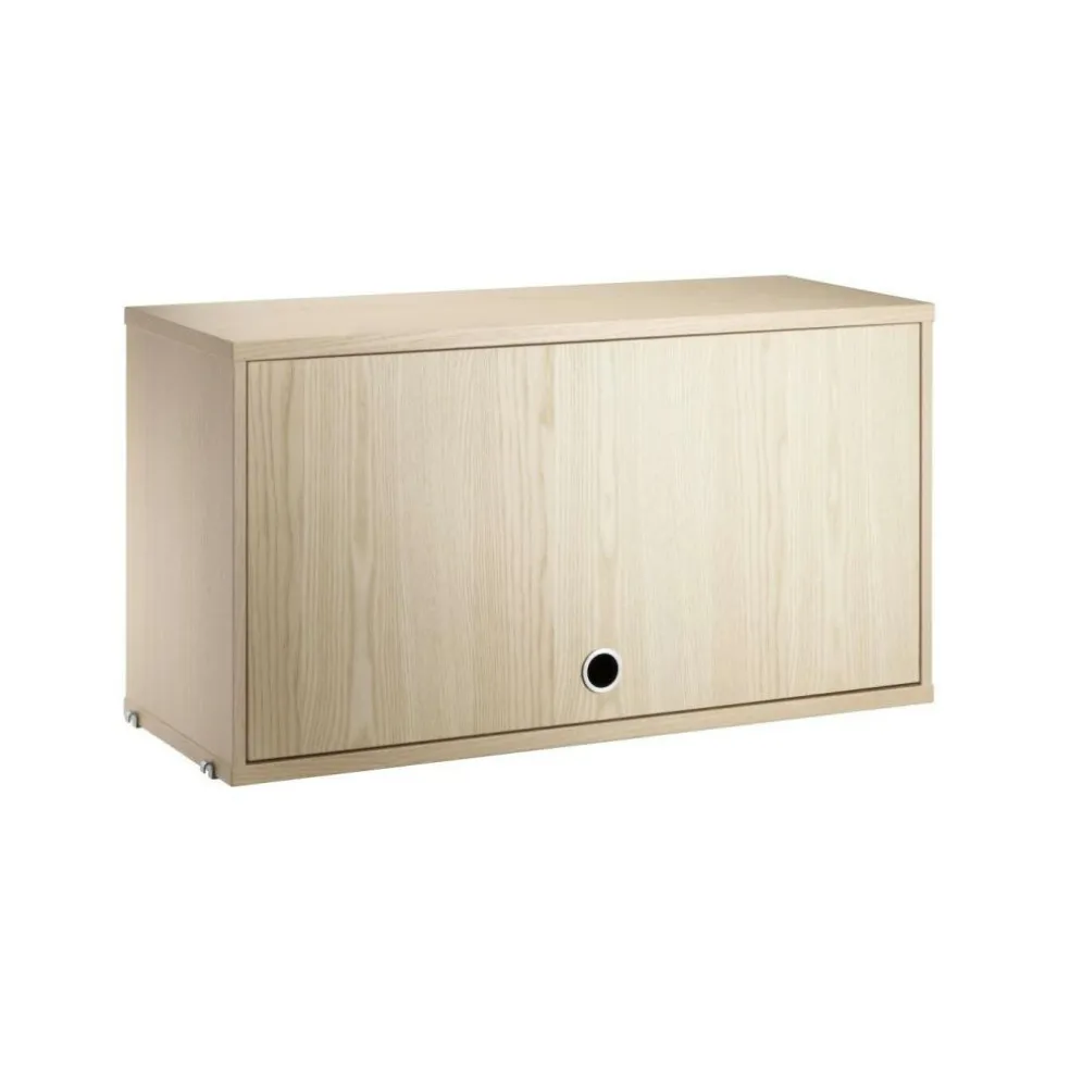 String System Schrankelement mit Klapptür 78x30cm