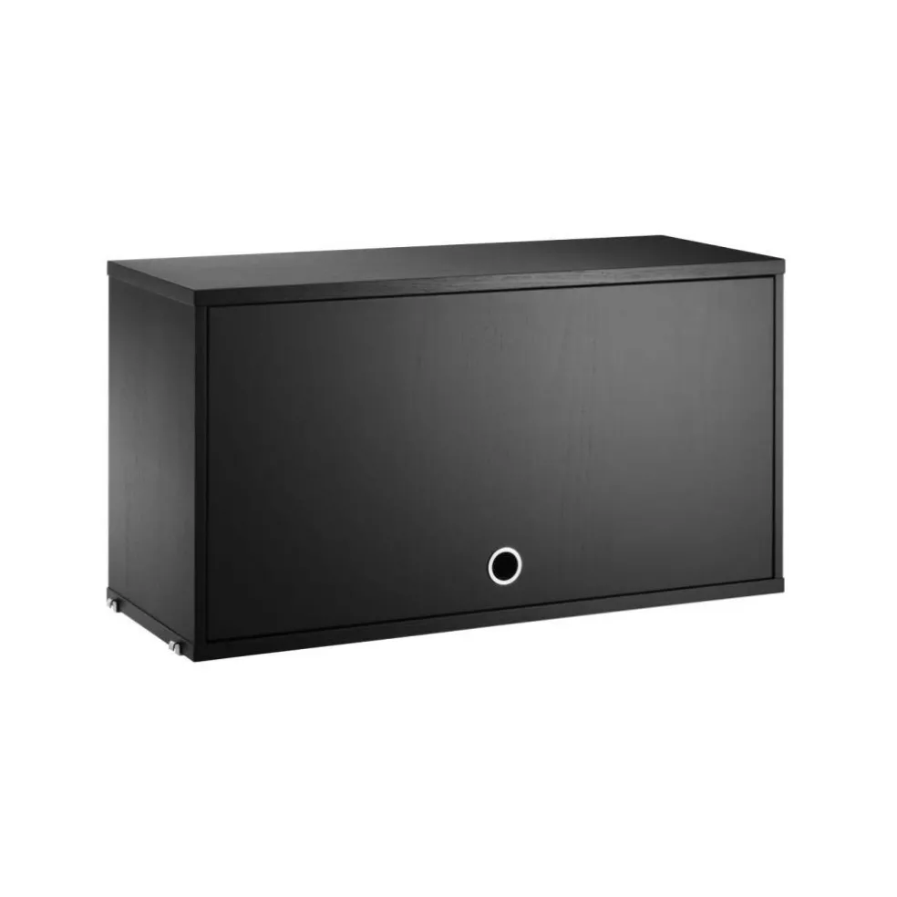 String System Schrankelement mit Klapptür 78x30cm