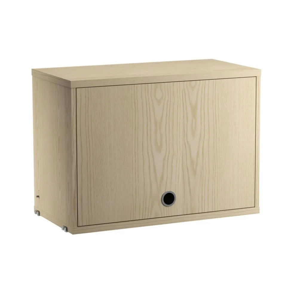 String System Schrankelement mit Klapptür 58x30cm