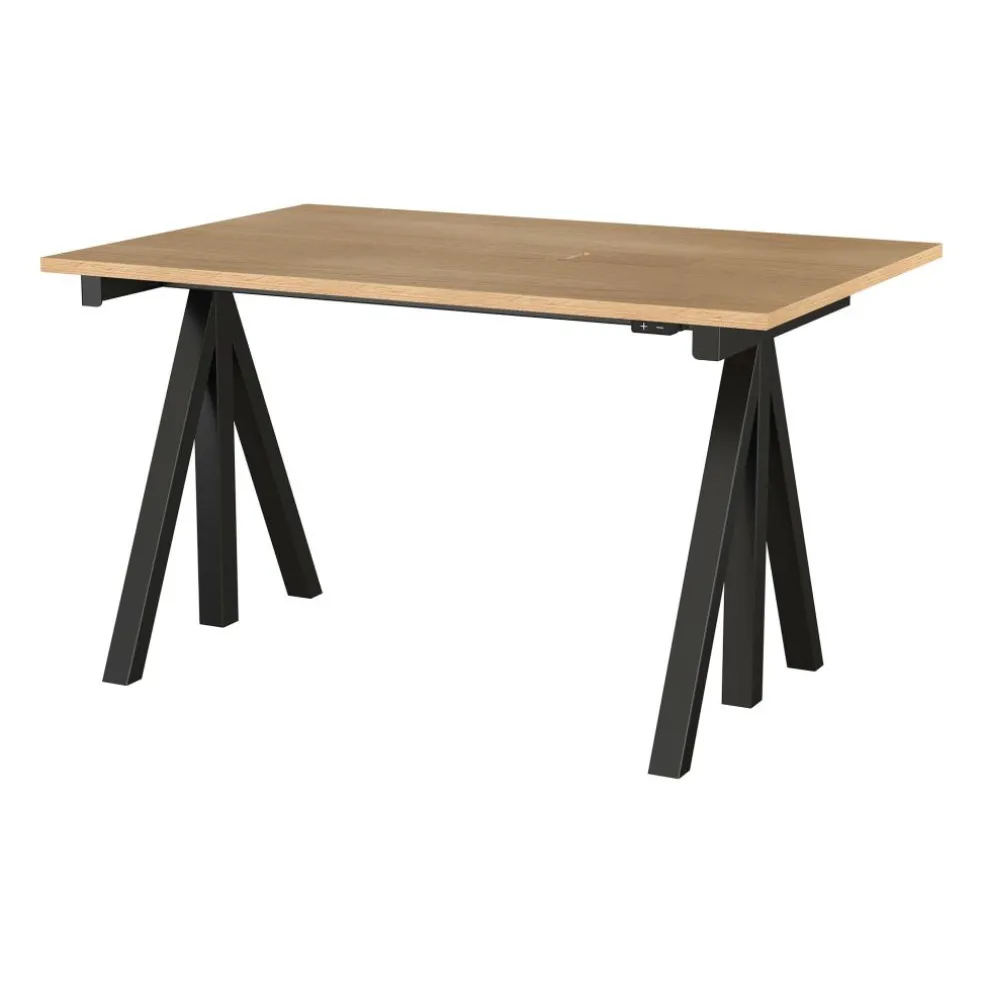 String Works Schreibtisch höhenverstellbar Eiche