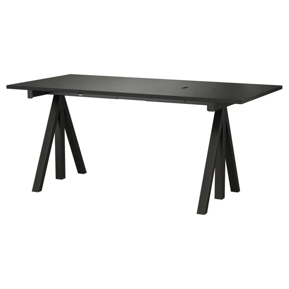 String Works Schreibtisch Gestell schwarz