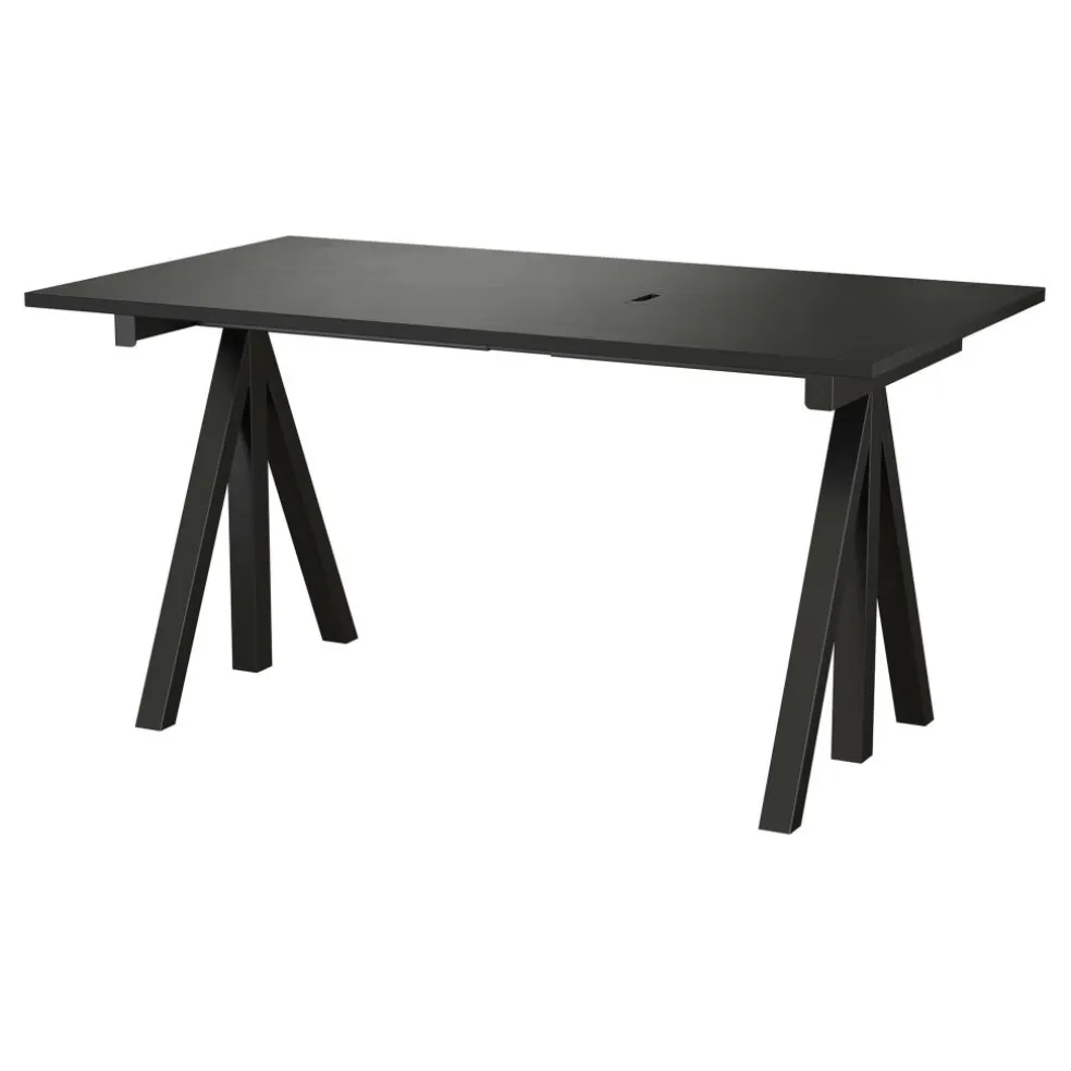 String Works Schreibtisch Gestell schwarz