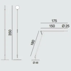 String XL LED Stehleuchte