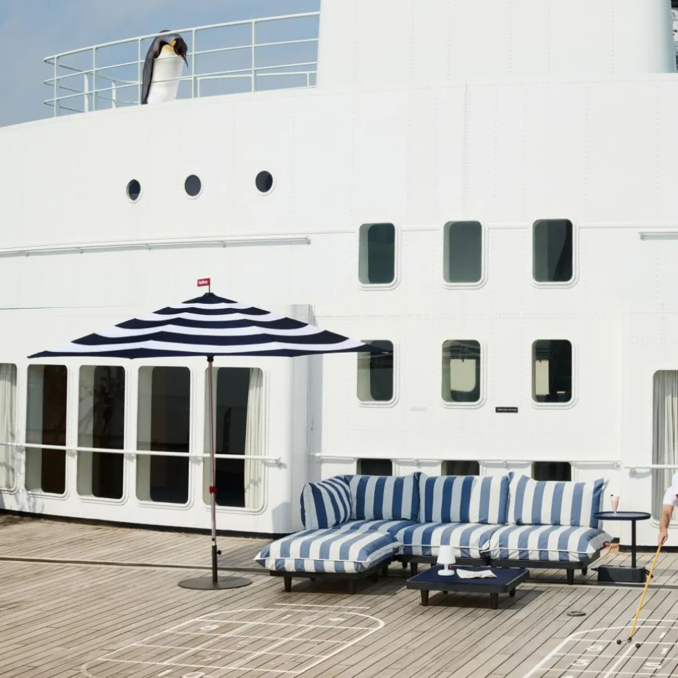 Stripesol Set Sonnenschirm + Ständer