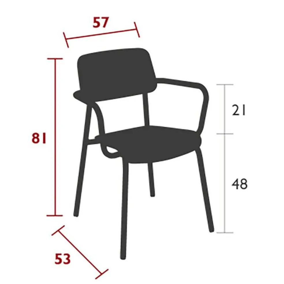 Studie Armlehnstuhl Eiche