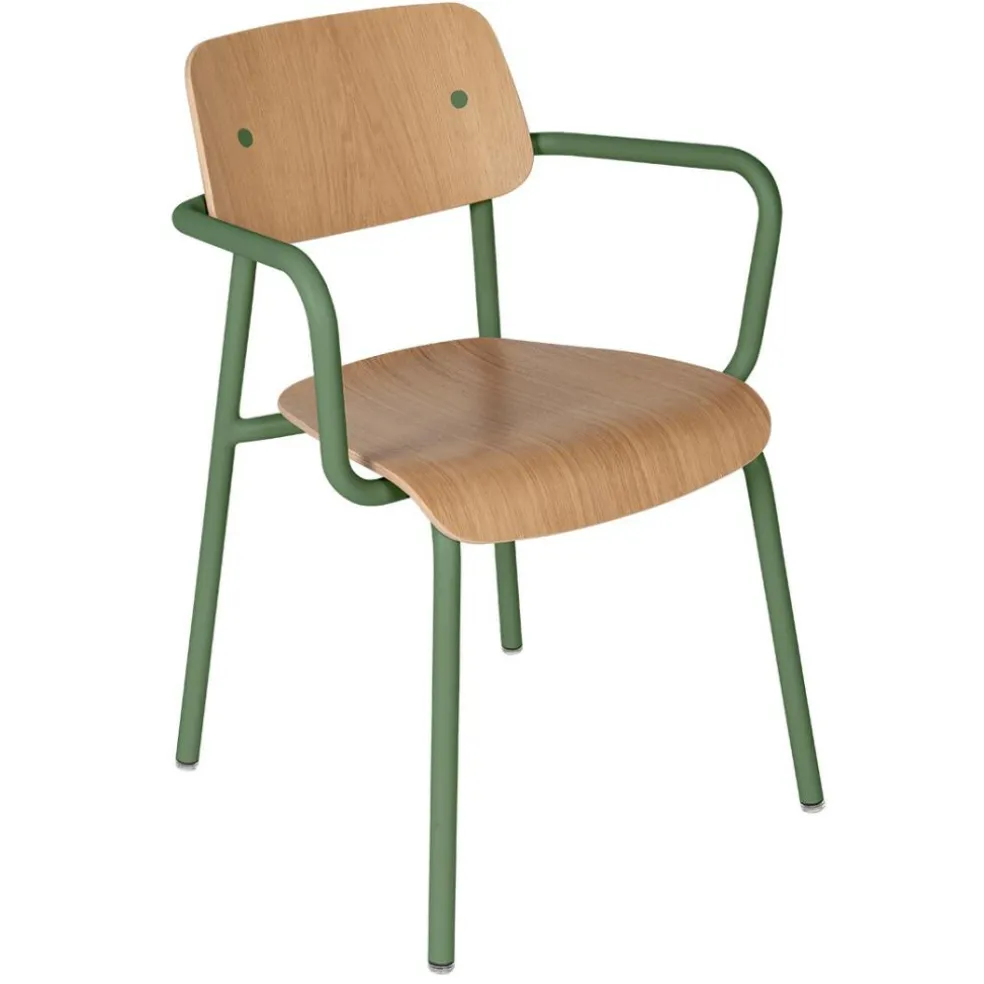 Studie Armlehnstuhl Eiche