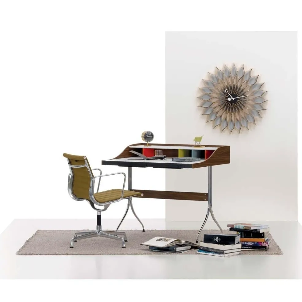 Sunflower Clock Nelson Wanduhr