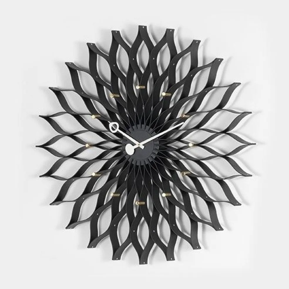 Sunflower Clock Nelson Wanduhr