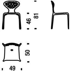 Supernatural Stuhl mit Löchern