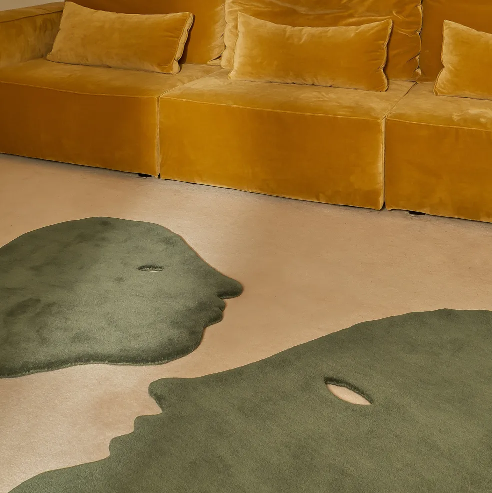 Talk Talk Wollteppich M 100x140cm