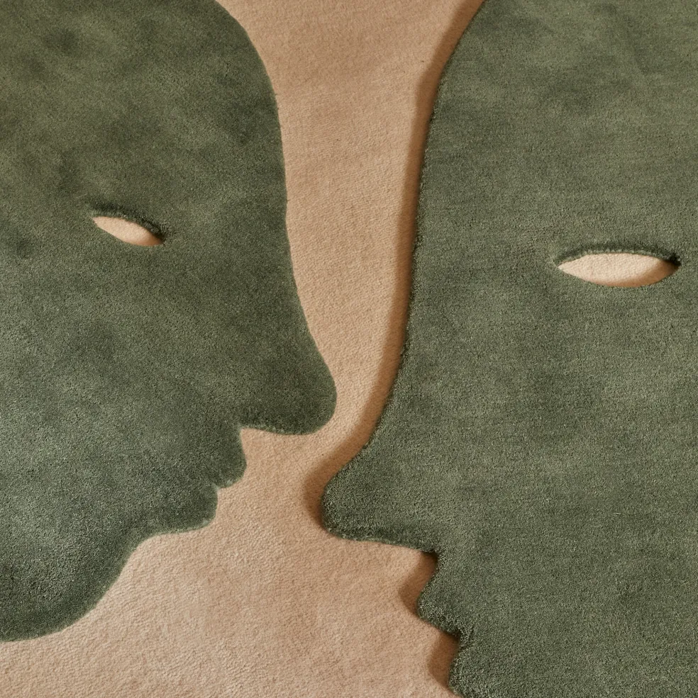 Talk Talk Wollteppich M 100x140cm