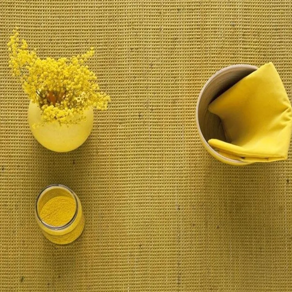 Tatami Wolle- und Jute-Teppich