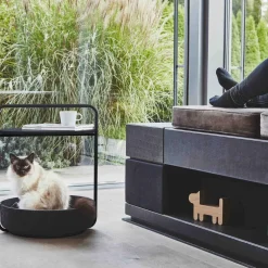 Tavolino Beistelltisch mit Katzenkorb