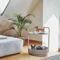 Tavolino Beistelltisch mit Katzenkorb