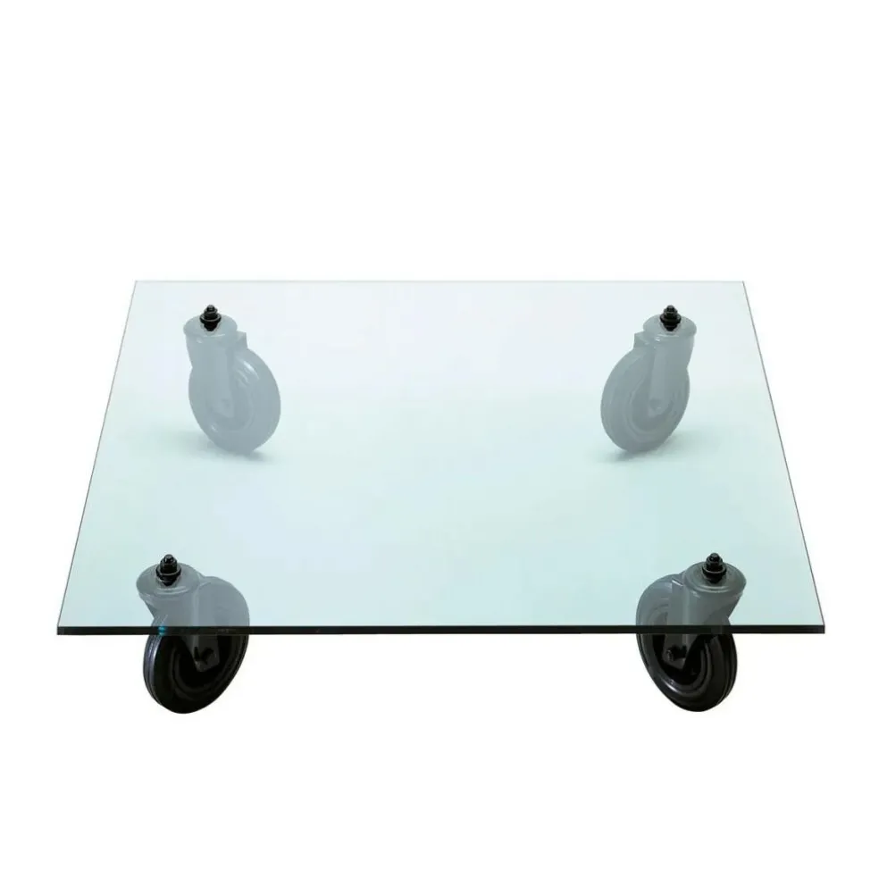 Tavolo Con Ruote Couchtisch 100x100cm