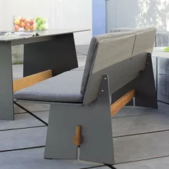 Tension Outdoor Bank mit Rückenlehne