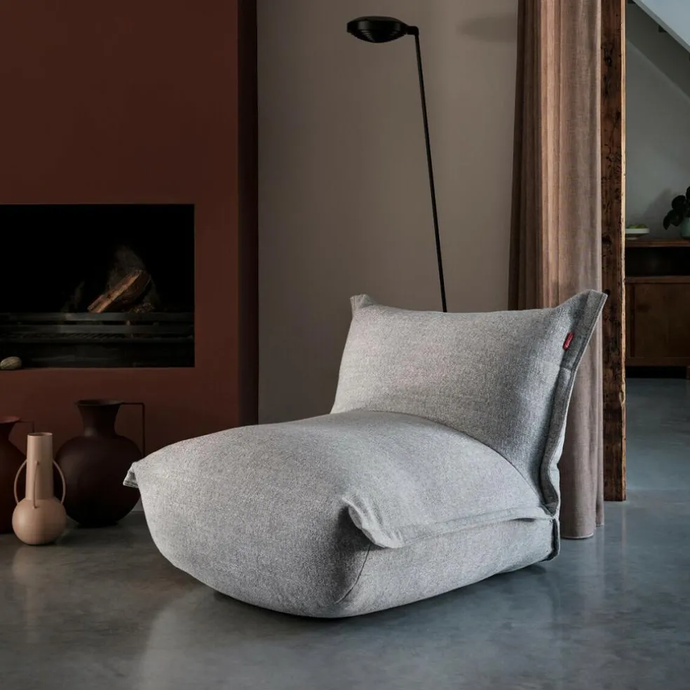 The BonBaron Slim Lounge Chair Bouclé