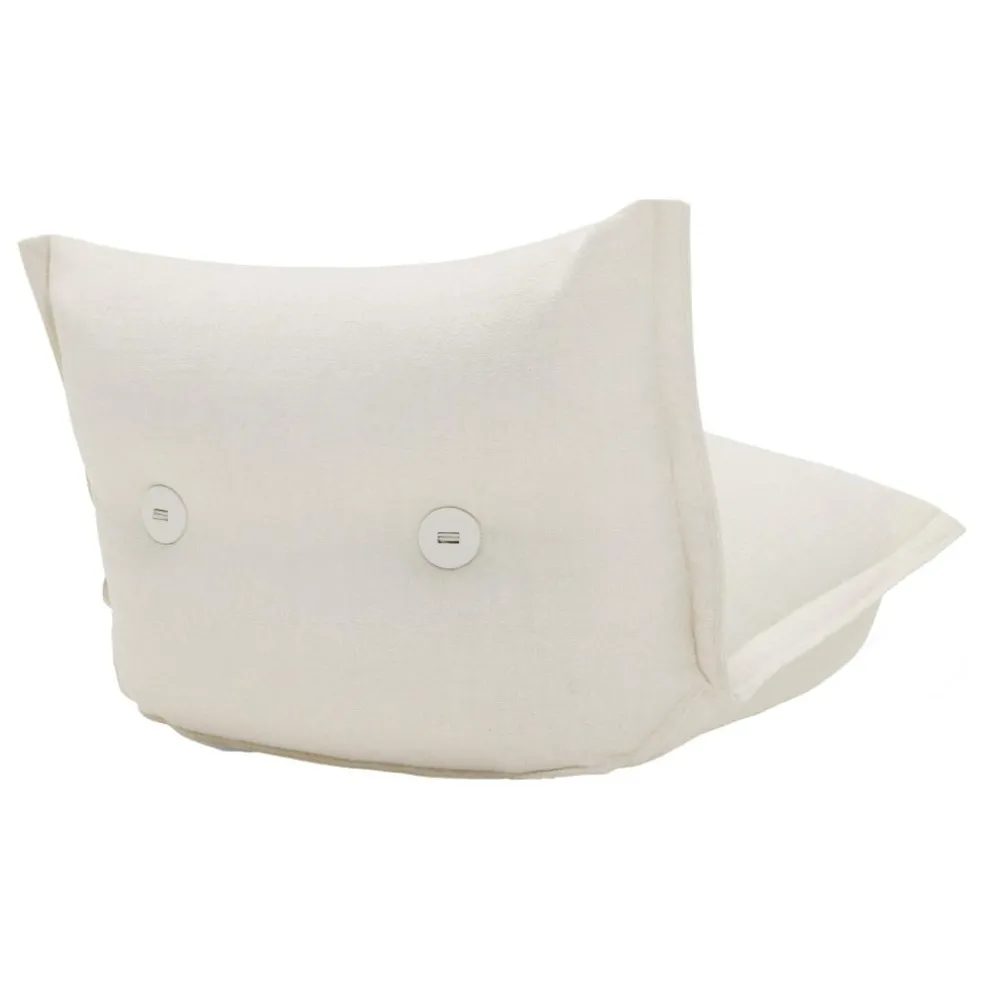 The BonBaron Slim Lounge Chair Bouclé