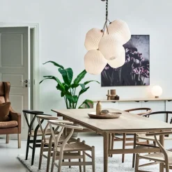 The Bouquet Pendelleuchte mit 5 Schirmen