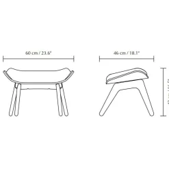 The Reader Ottoman Eiche dunkel