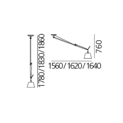 Tolomeo Decentrata Suspensione Pendelleuchte