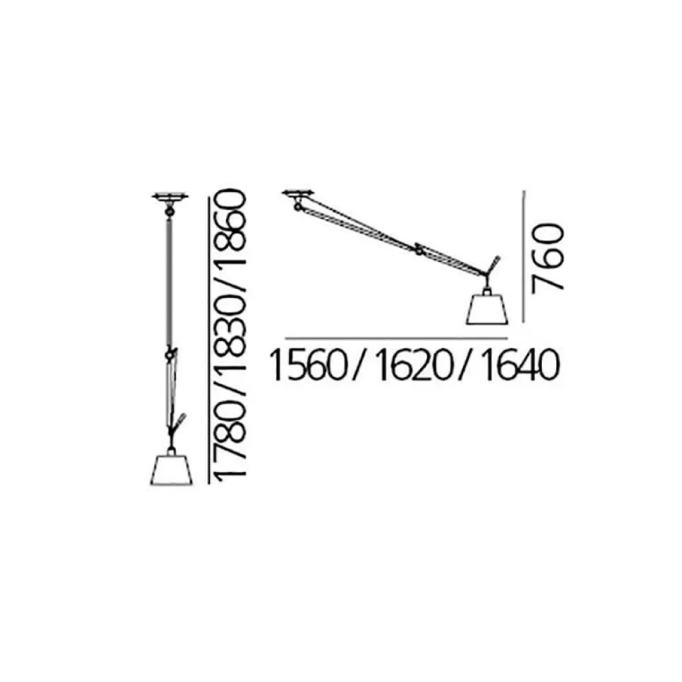 Tolomeo Decentrata Suspensione Pendelleuchte