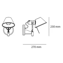 Tolomeo Faretto LED Wandleuchte