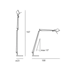 Tolomeo Lettura Leseleuchte