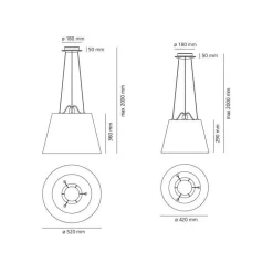 Tolomeo Mega Sospensione Pendelleuchte
