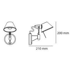 Tolomeo Micro Faretto Wandleuchte