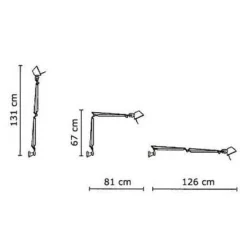 Tolomeo Parete Wandleuchte