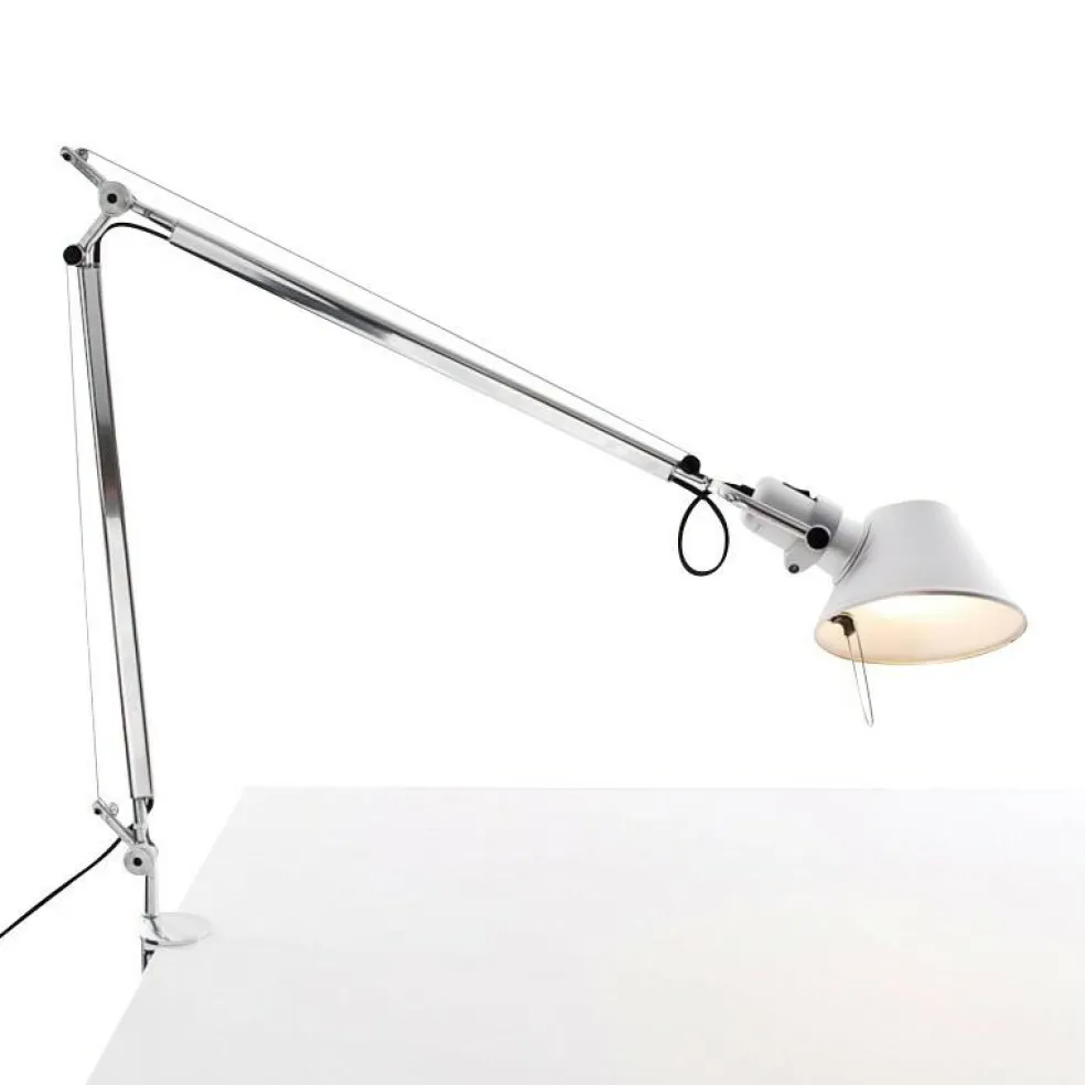 Tolomeo Tavolo Pure Integralis LED Schreibtischleuchte mit Tischklemme