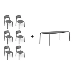 Toní Gartentisch + Gartenstuhl