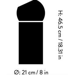 Topan VP14 Bodenleuchte H 46,5cm
