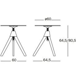 Topsy The Wild Bunch Beistelltisch Ø60cm